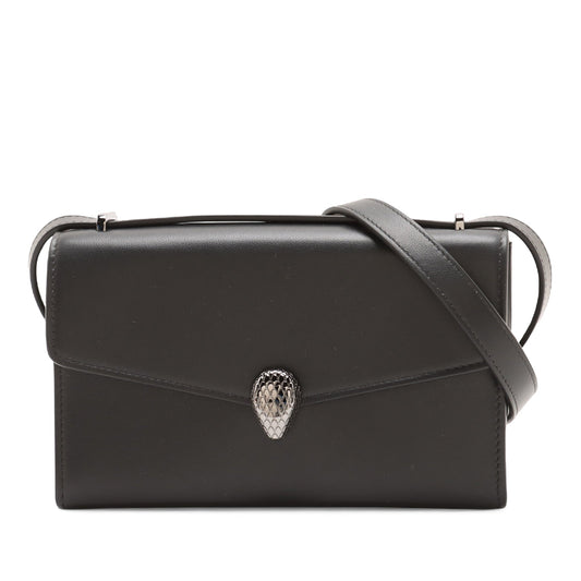 Bvlgari Leather Serpenti Forever Phone Crossbody