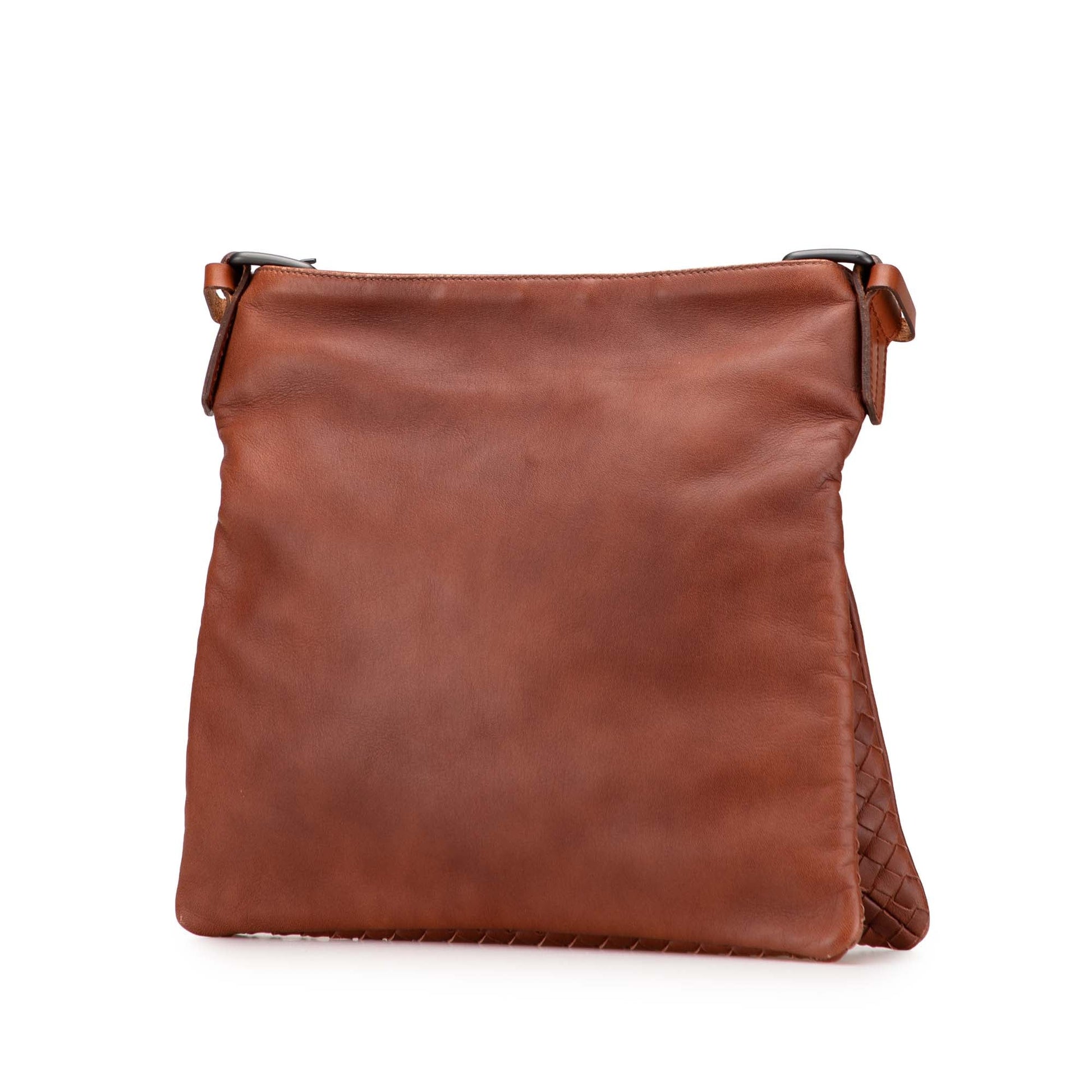 Bottega Veneta Intrecciato Trimmed Nappa Crossbody