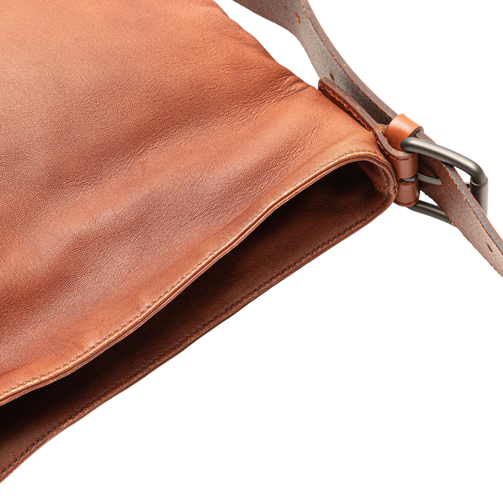 Bottega Veneta Intrecciato Trimmed Nappa Crossbody
