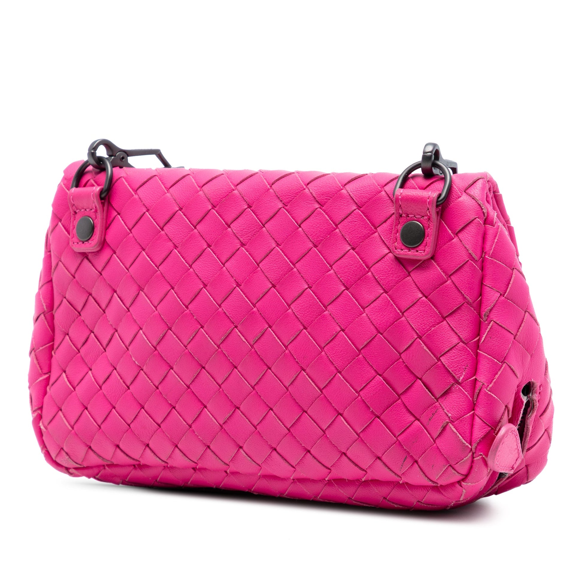 Bottega Veneta Mini Nappa Intrecciato Expandable Chain Flap Crossbody