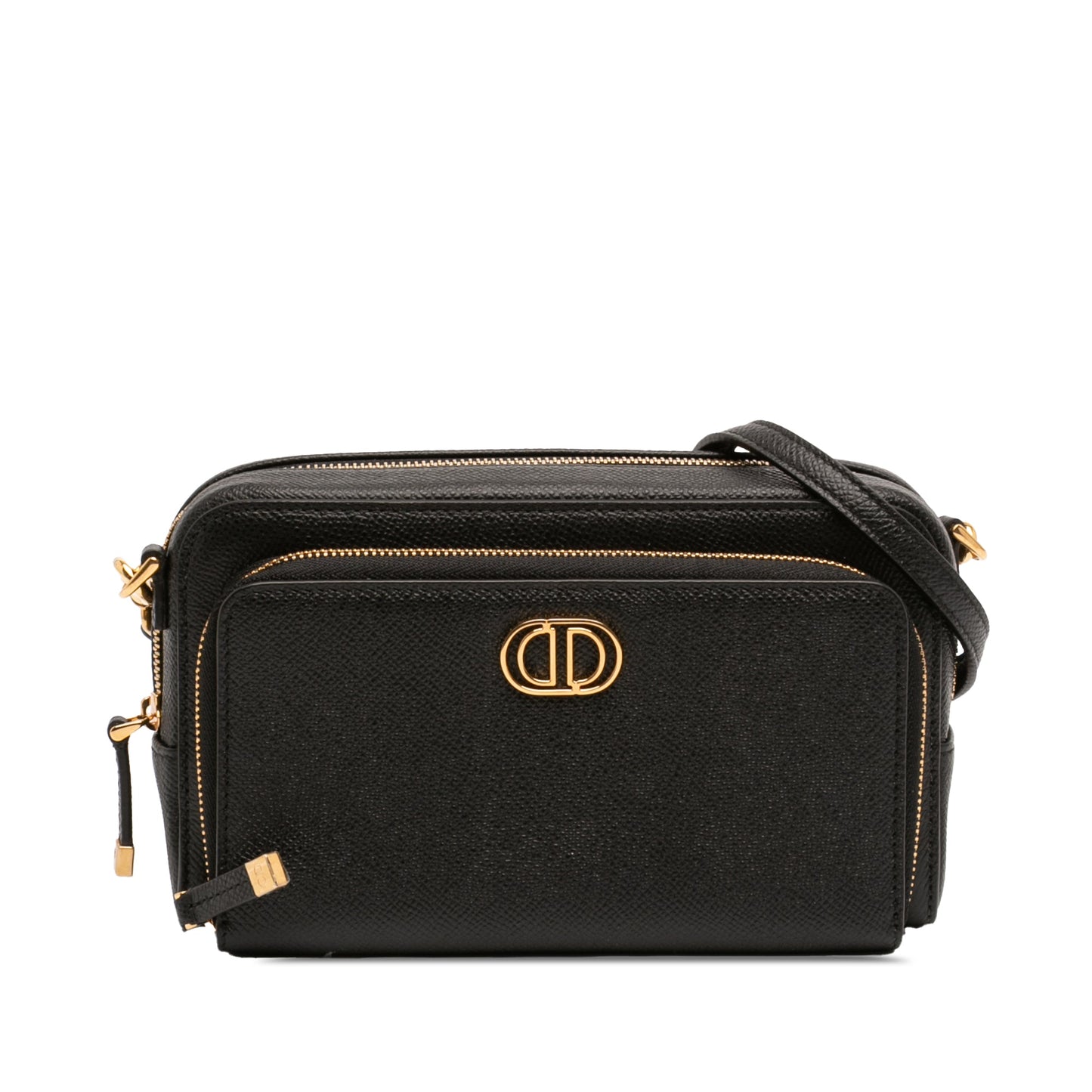 Dior Grained Calfskin Caro Double Pouch
