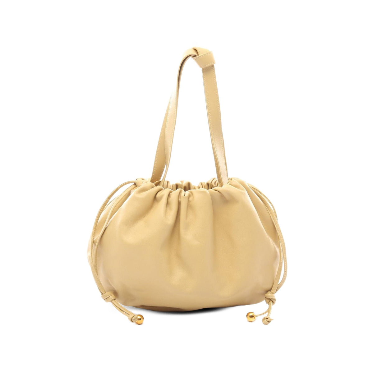 Bottega Veneta Medium Nappa The Bulb — Beige