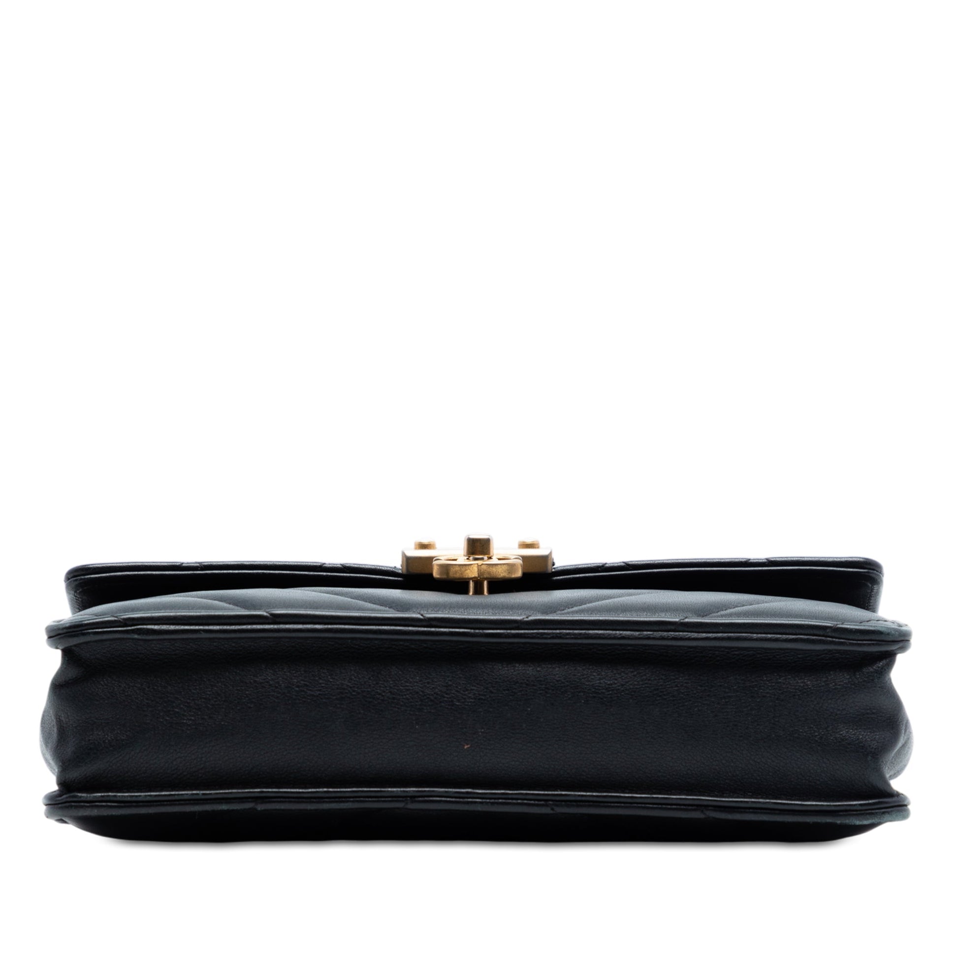 Chanel Mixed Quilt Calfskin Golden Class Wallet on Chain