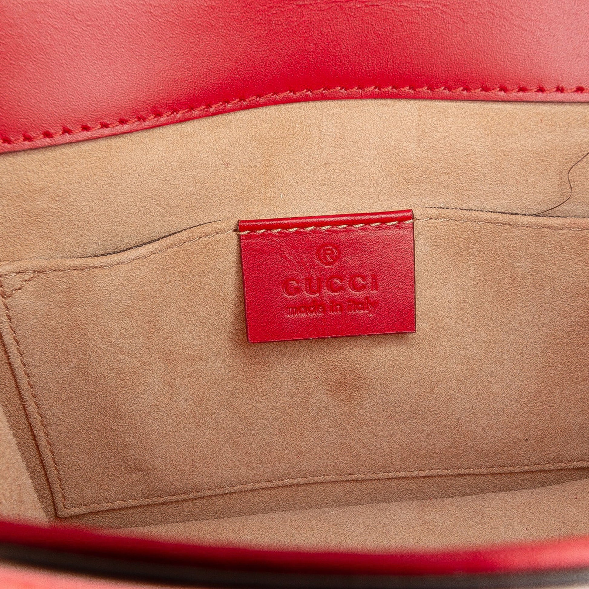 Gucci Mini Calfskin Sylvie Satchel