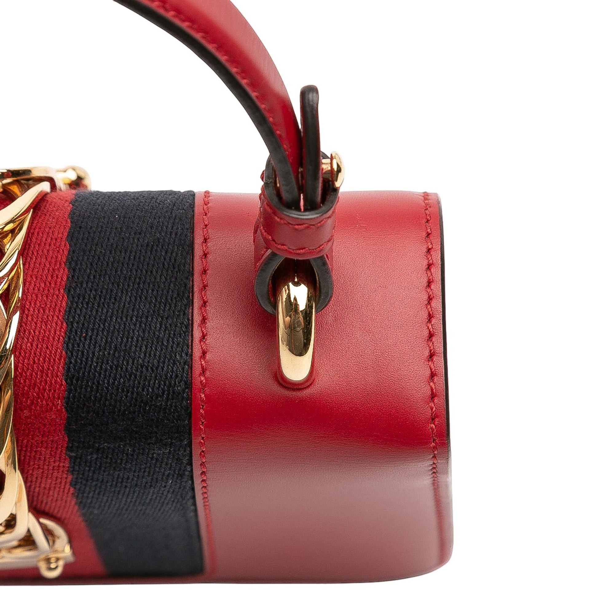 Gucci Mini Calfskin Sylvie Satchel