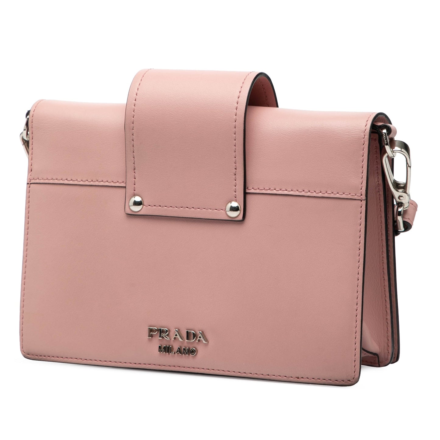 Prada City Calf Plex Ribbon Crossbody