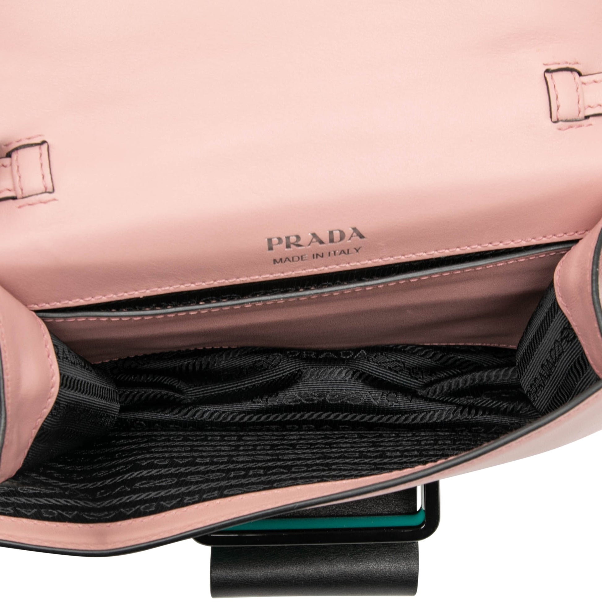 Prada City Calf Plex Ribbon Crossbody