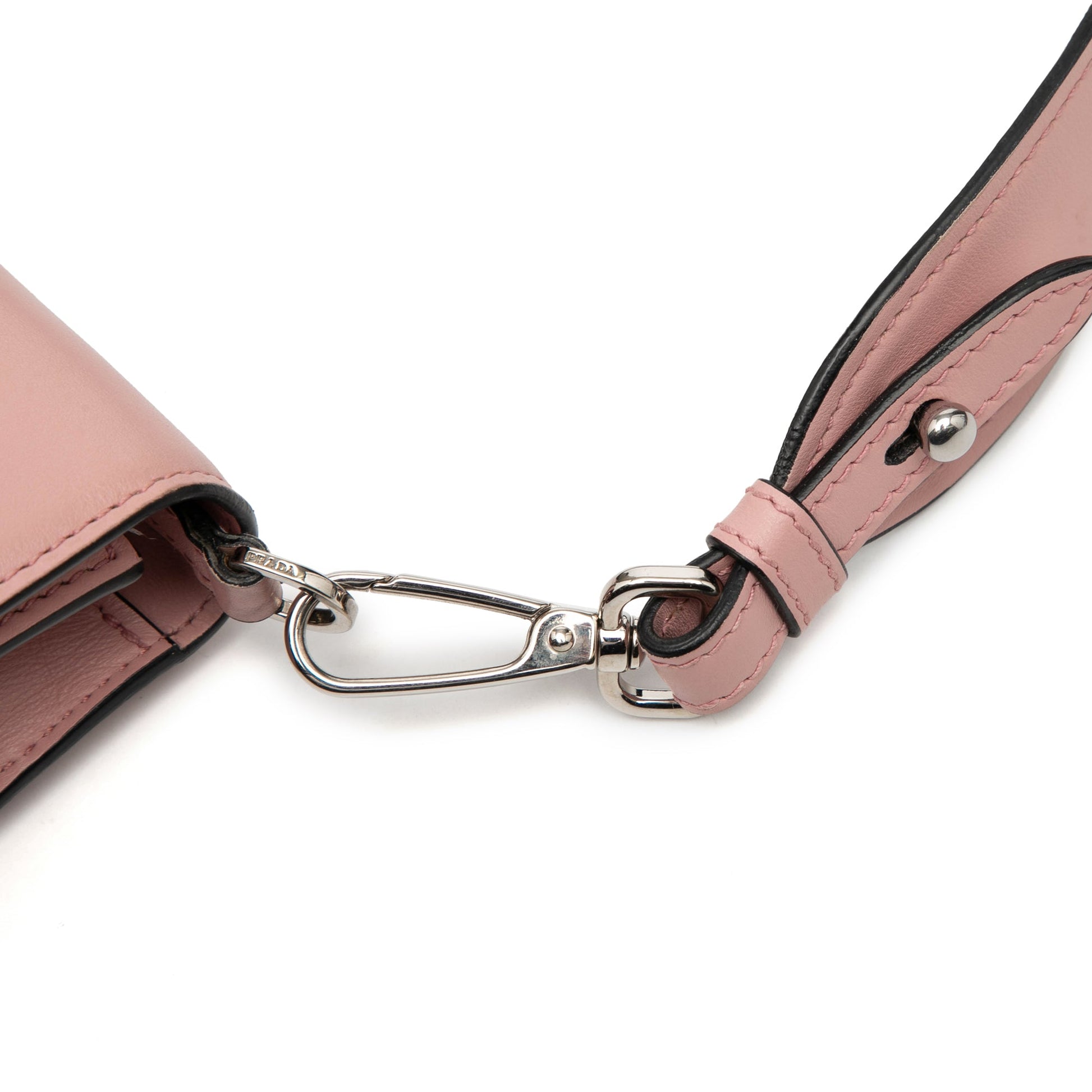 Prada City Calf Plex Ribbon Crossbody