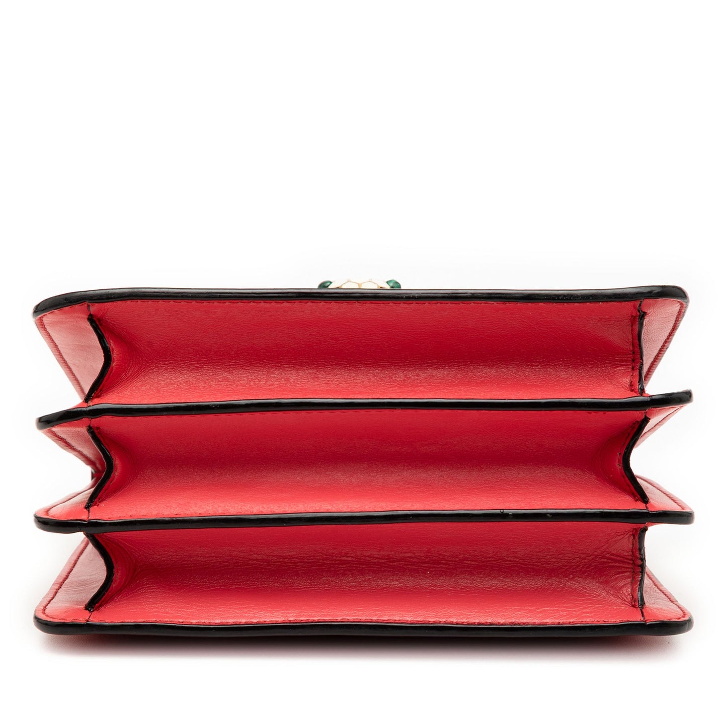 Bvlgari Small Calfskin Serpenti Forever Top Handle Bag
