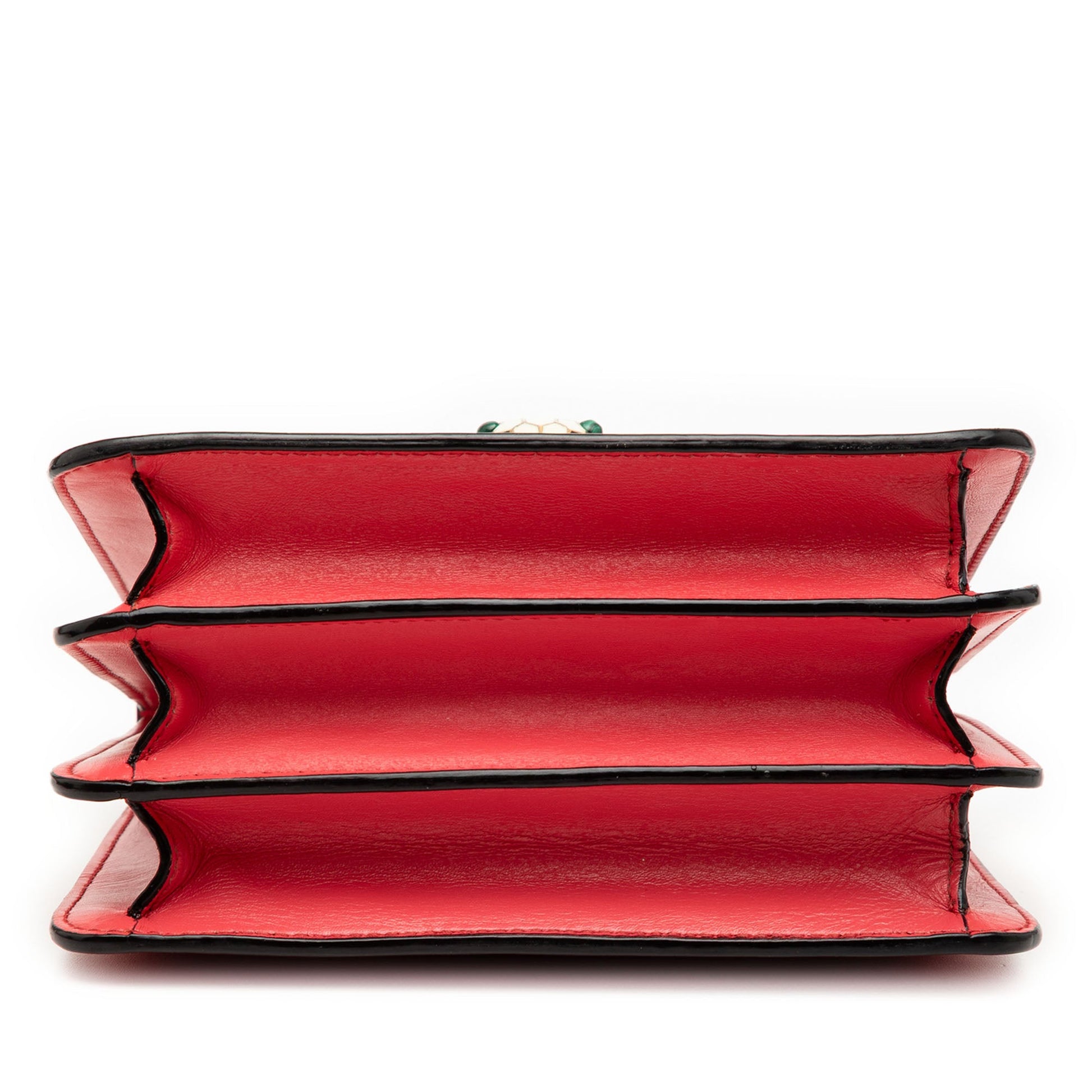 Bvlgari Small Calfskin Serpenti Forever Top Handle Bag
