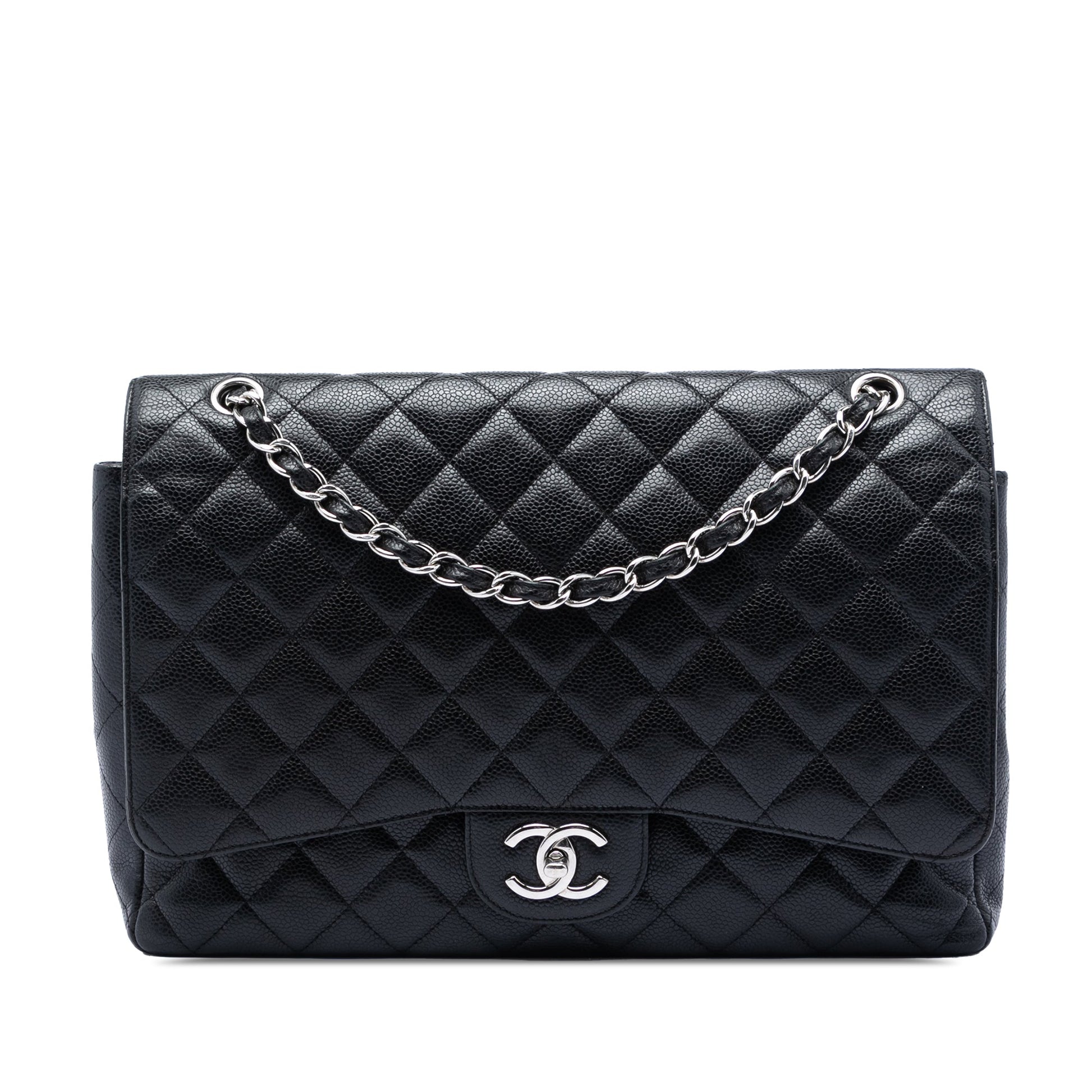 Chanel Maxi Classic Caviar Double Flap