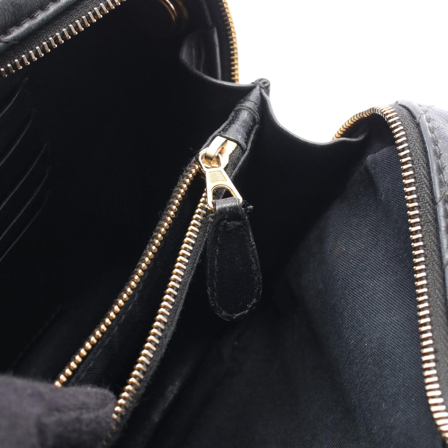 Balenciaga Calfskin Allover Logo Blanket Reporter XS Crossbody