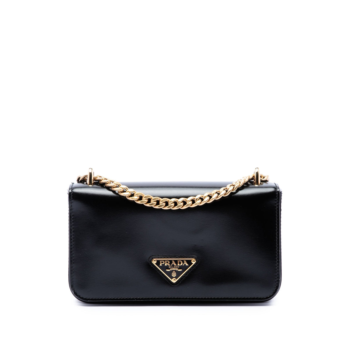 Prada Soft Calf Chain Crossbody