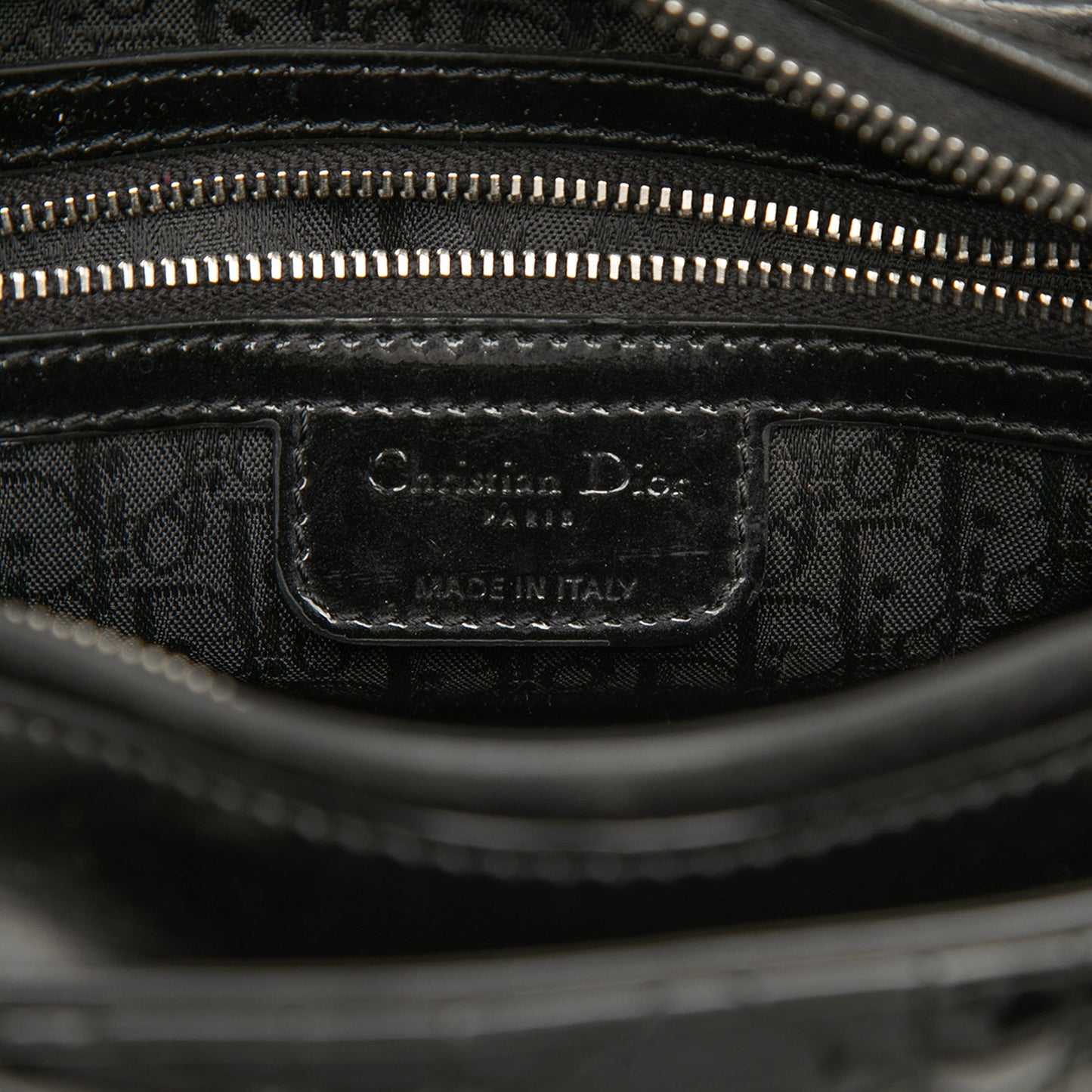 Dior Medium Patent Cannage Lady Dior
