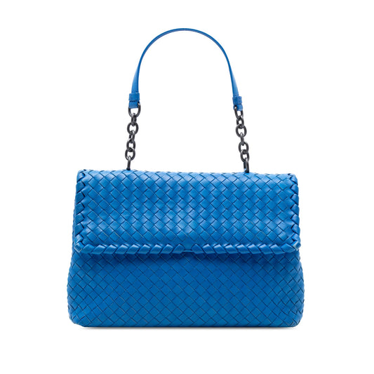 Bottega Veneta Medium Nappa Intrecciato Olimpia Shoulder Bag
