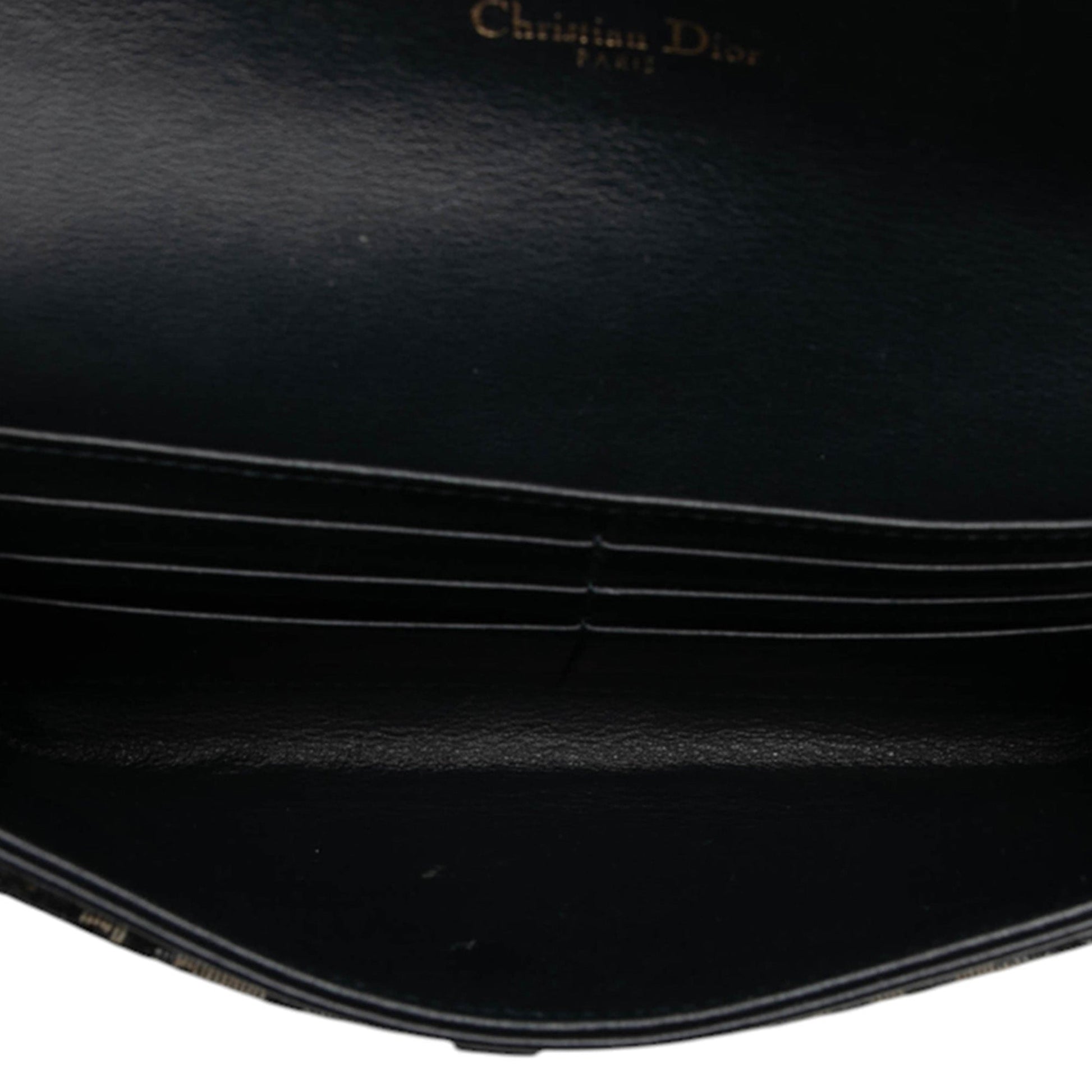 Dior Oblique Canvas Saddle Wallet On Chain