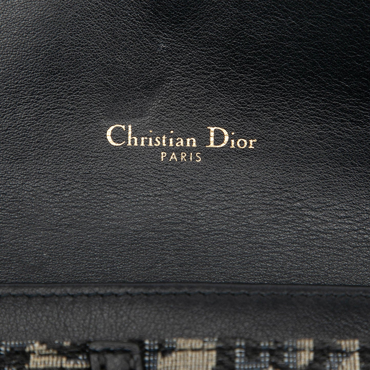 Dior Oblique Canvas Saddle Wallet On Chain