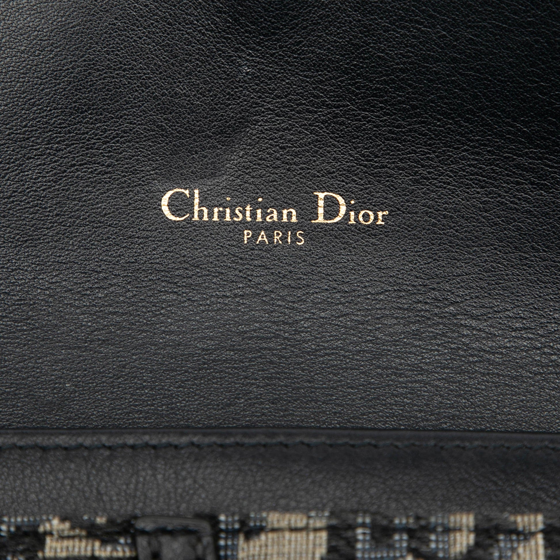 Dior Oblique Canvas Saddle Wallet On Chain