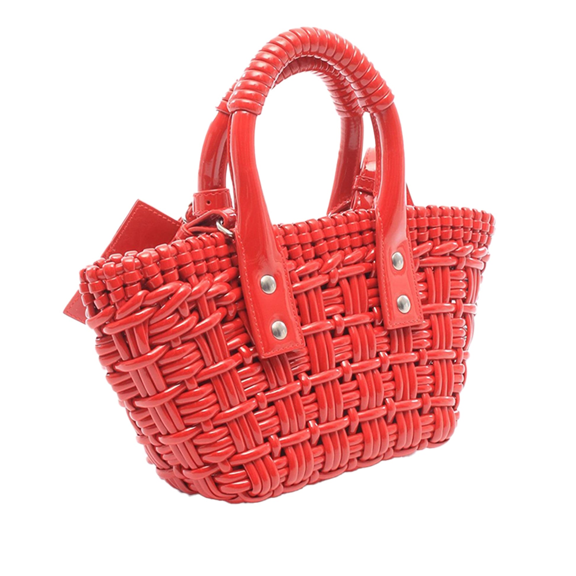 Balenciaga Faux Leather Bistro Panier XXS