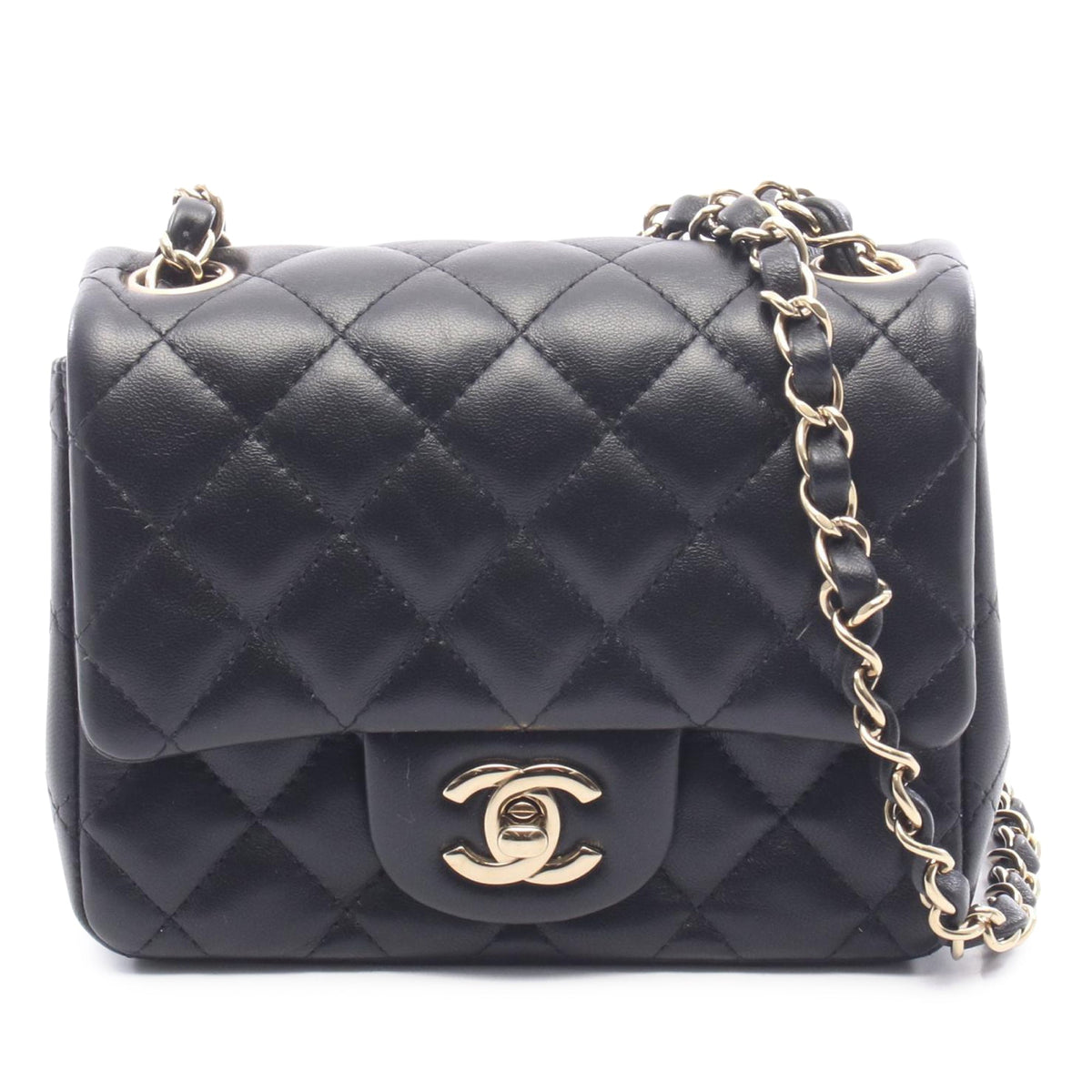 Chanel Mini Square Classic Lambskin Single Flap