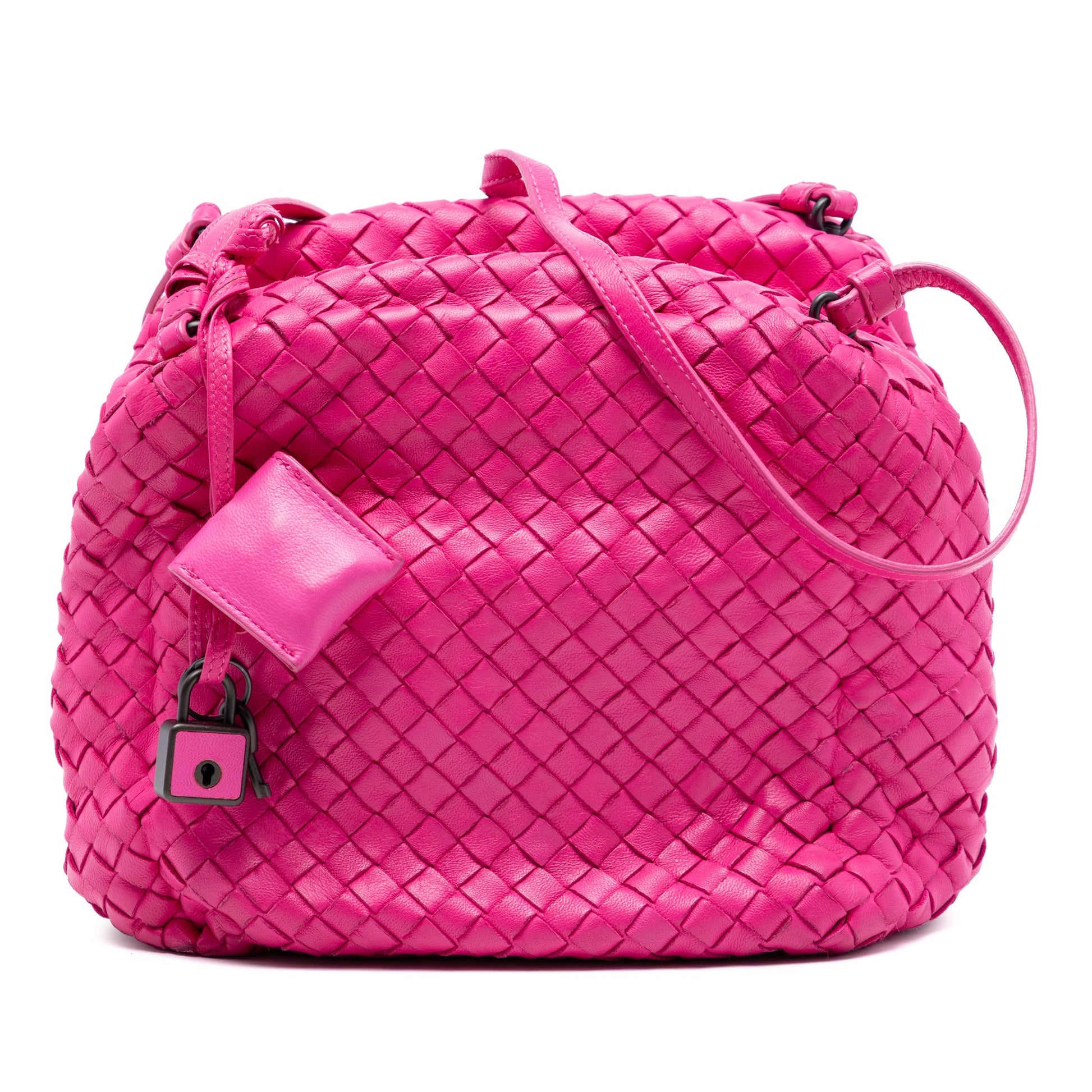 Nappa Intrecciato Cube Crossbody