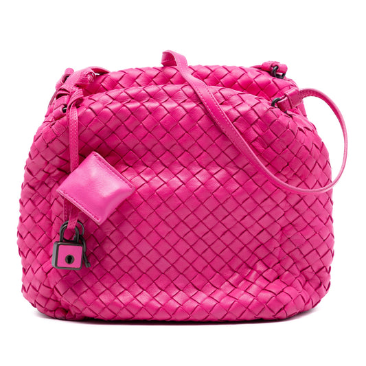 Nappa Intrecciato Cube Crossbody