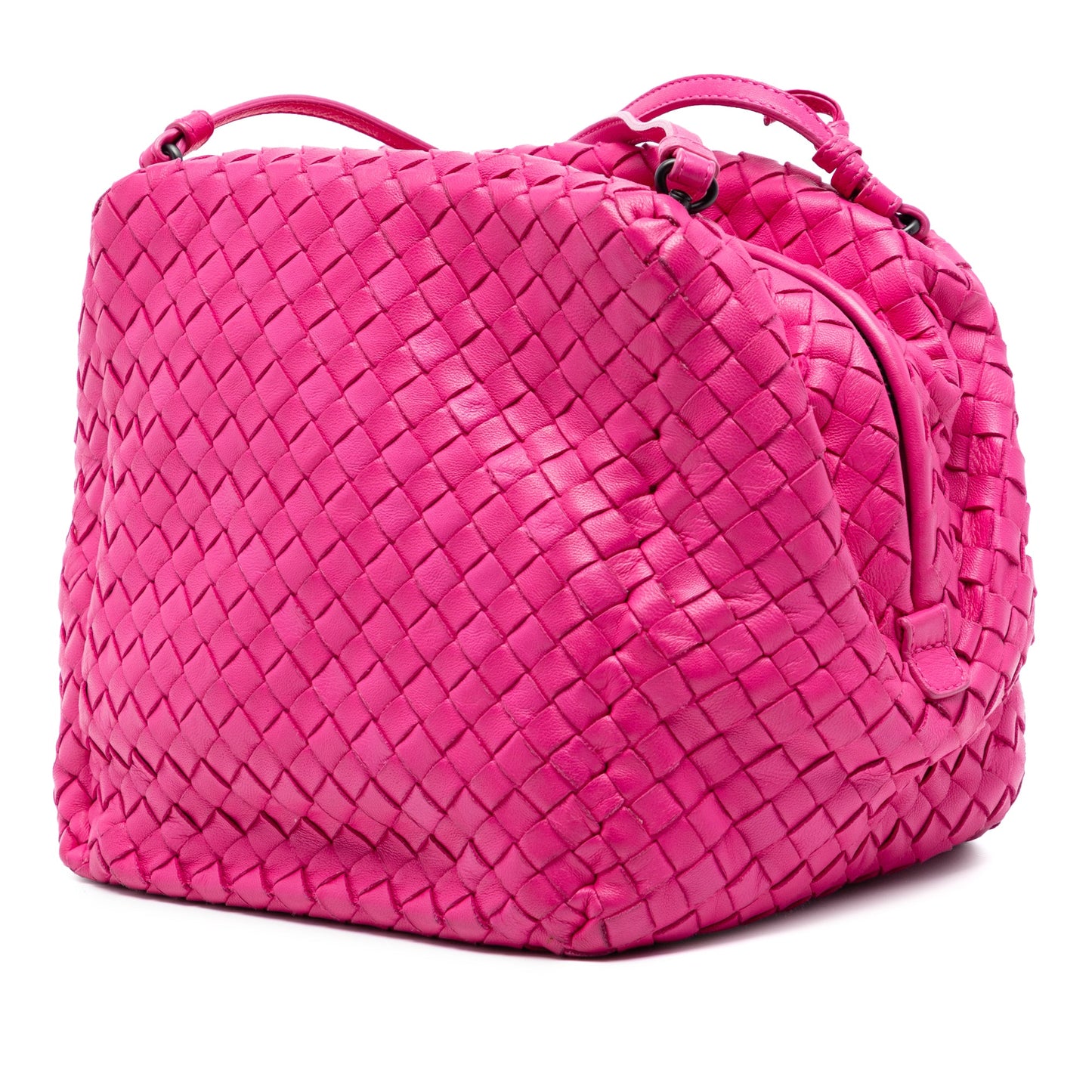 Nappa Intrecciato Cube Crossbody