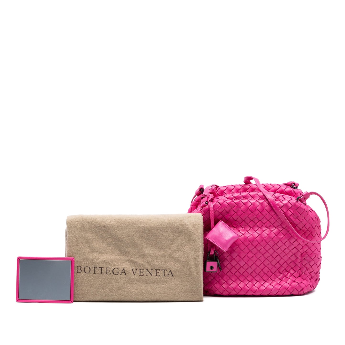 Nappa Intrecciato Cube Crossbody