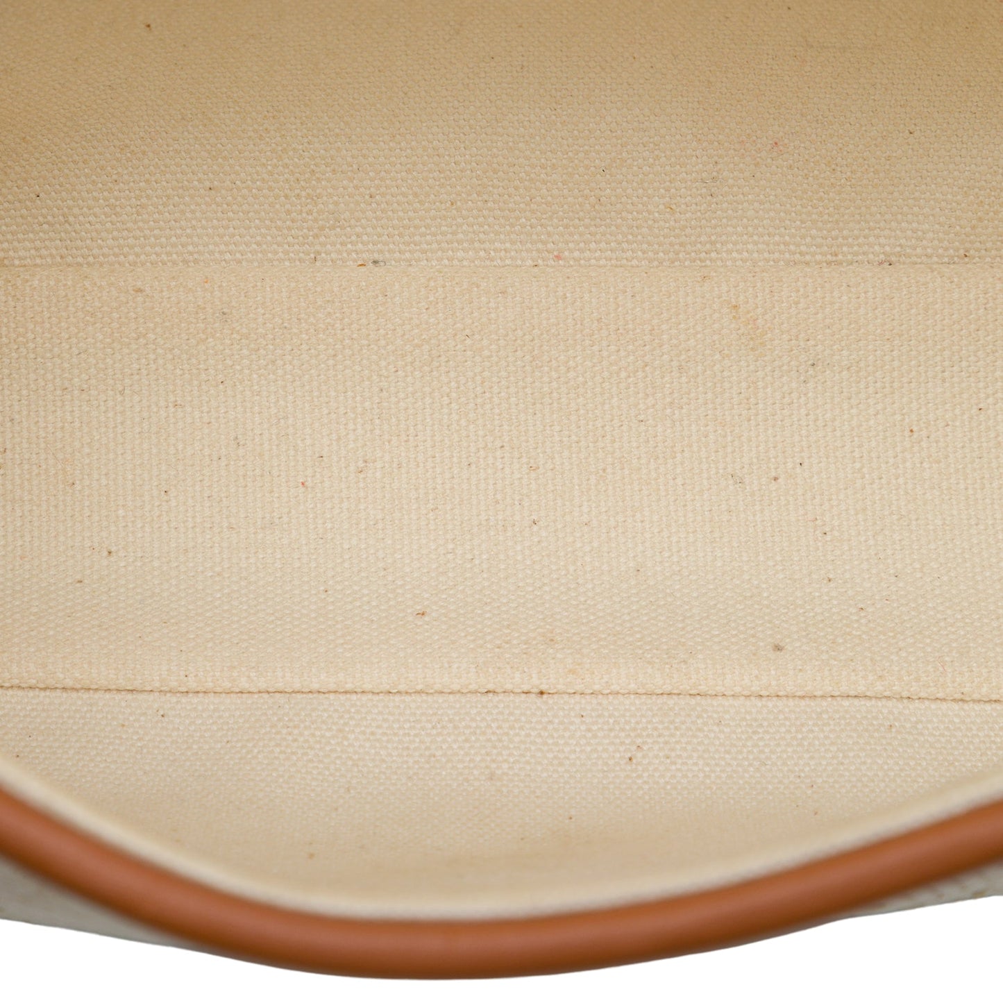 Fendi Zucca Embroidered Canvas Baguette Satchel