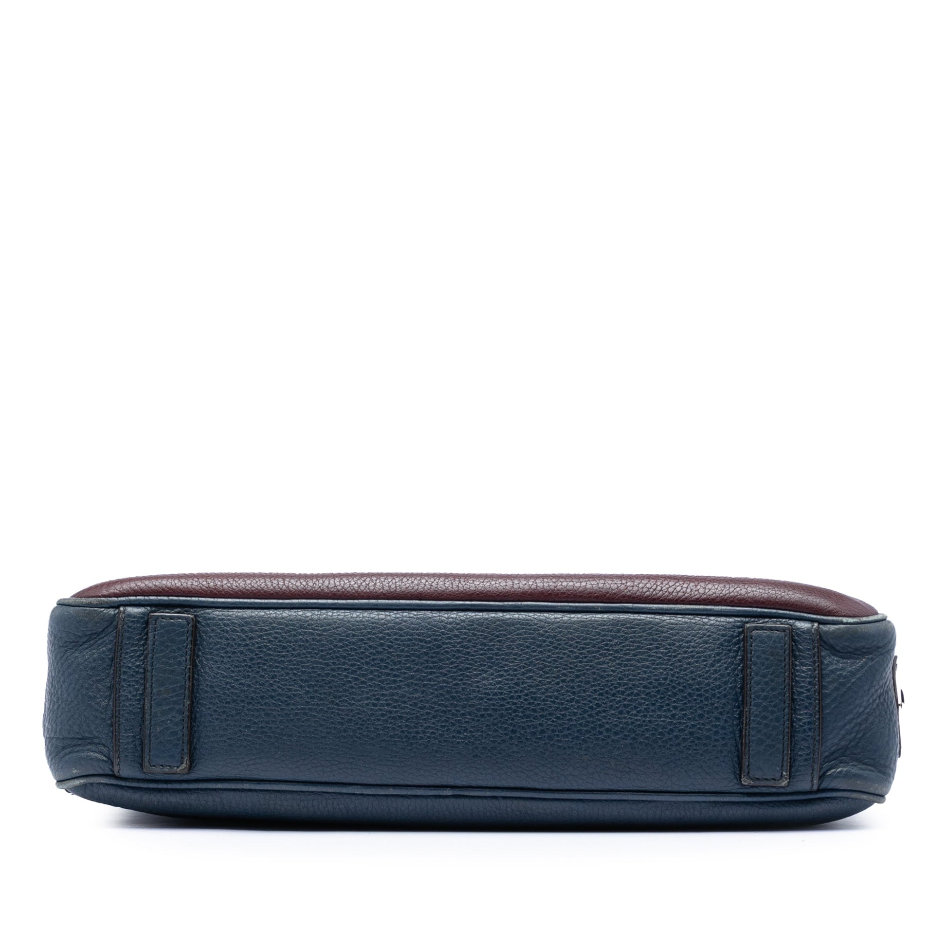 Prada Bicolor Vitello Daino Briefcase