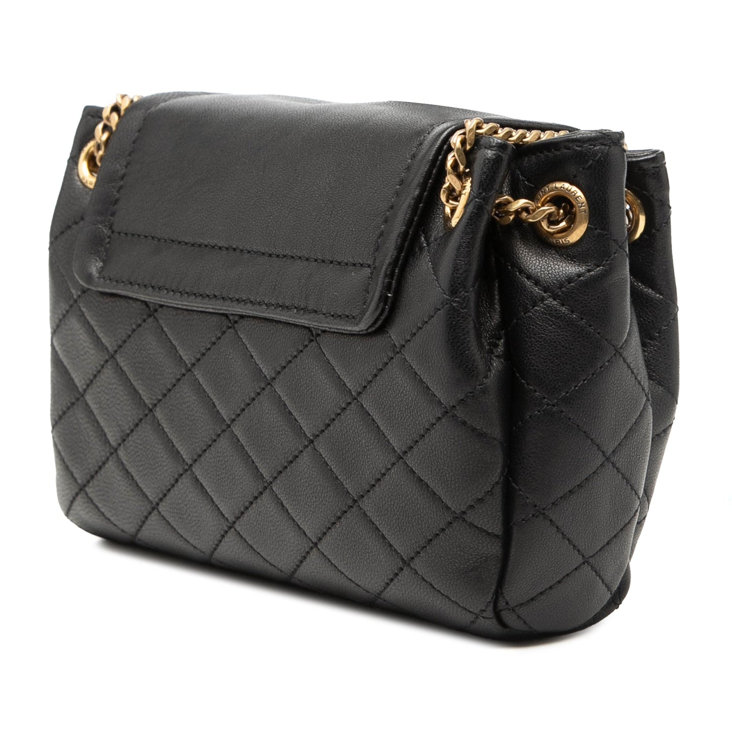 Mini Quilted Lambskin Monogram Nolita Bag