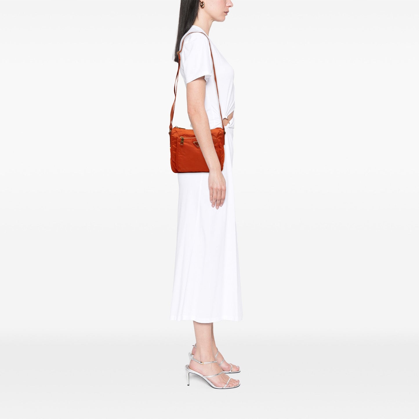 Prada Tessuto Zip Top Crossbody