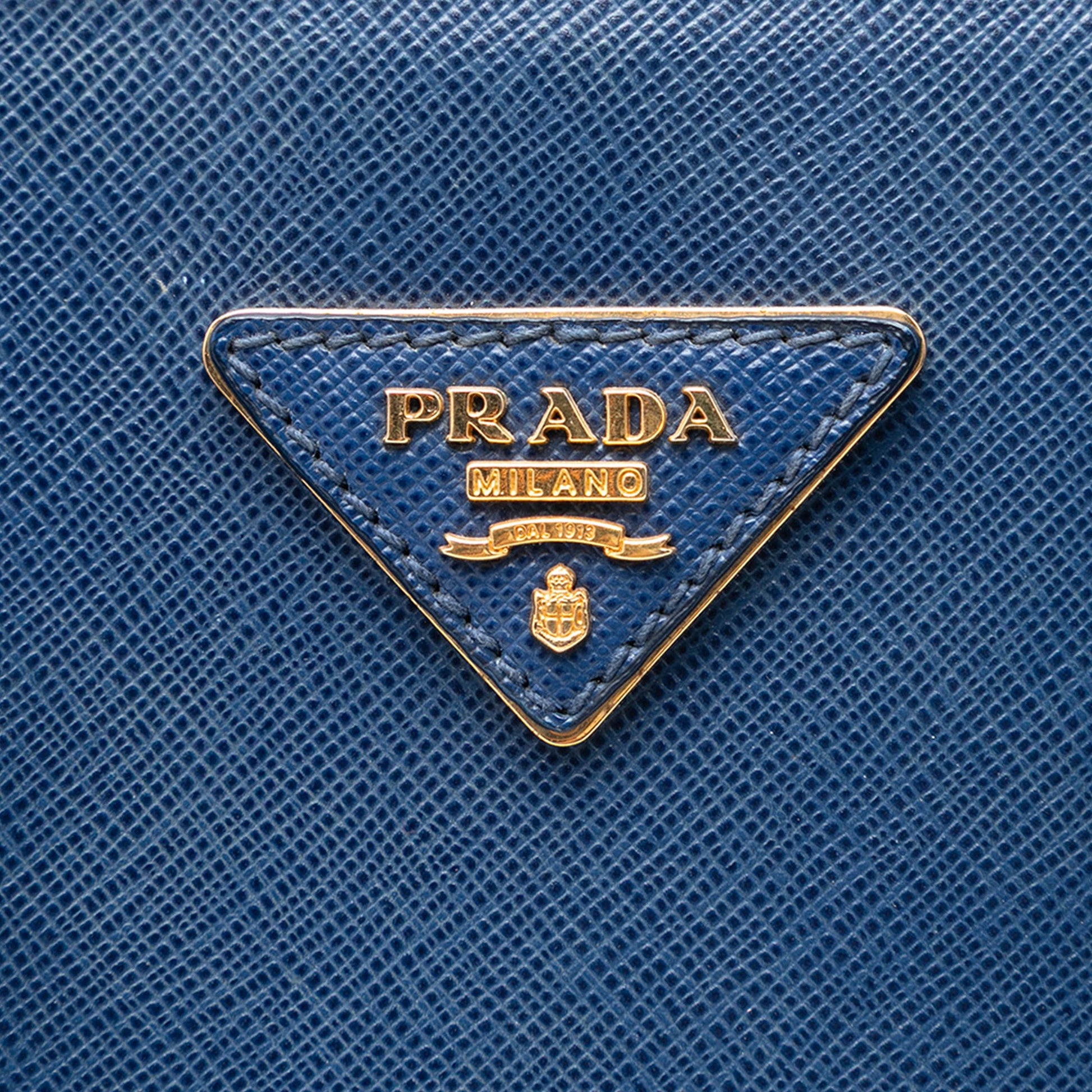 Prada Large Saffiano Lux Promenade Satchel