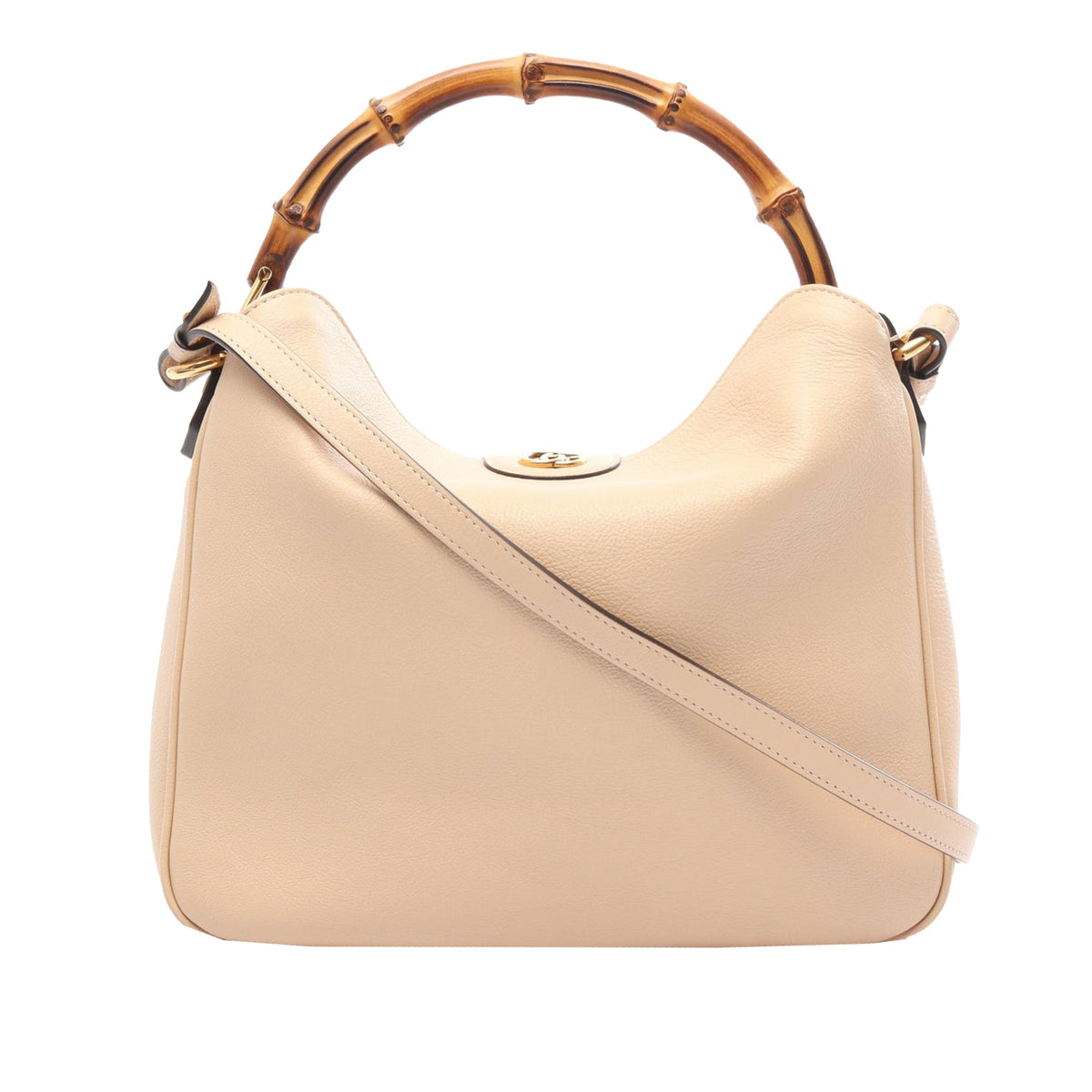 Gucci Medium Calfskin Bamboo Diana Satchel