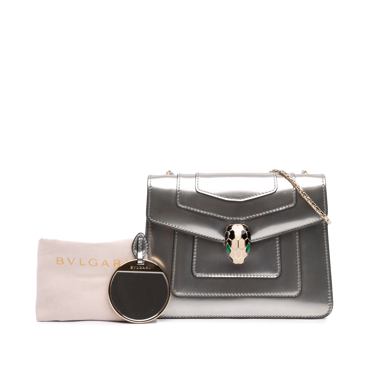Bvlgari Small Patent Serpenti Forever Crossbody