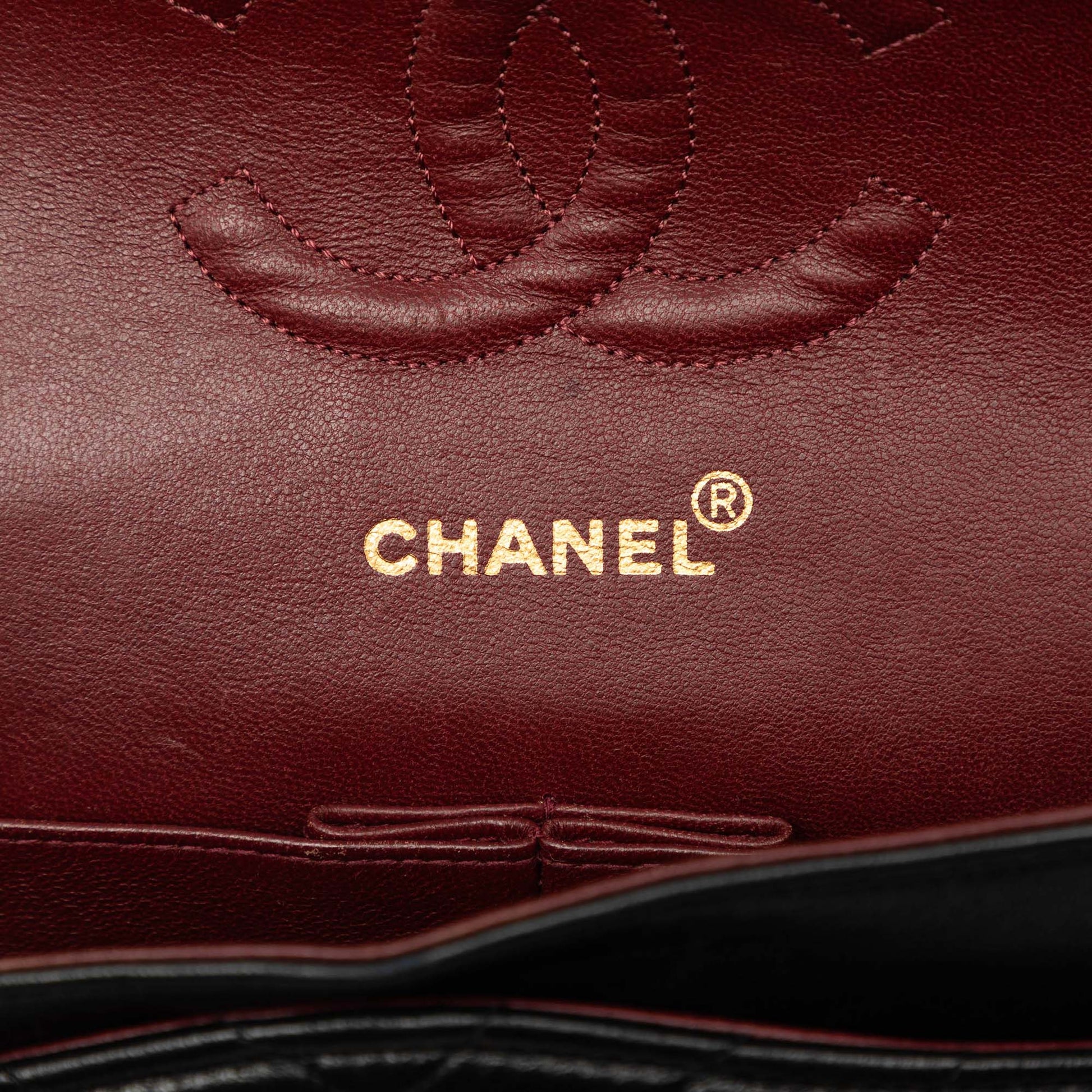 Chanel Medium Classic Chevron Lambskin Double Flap