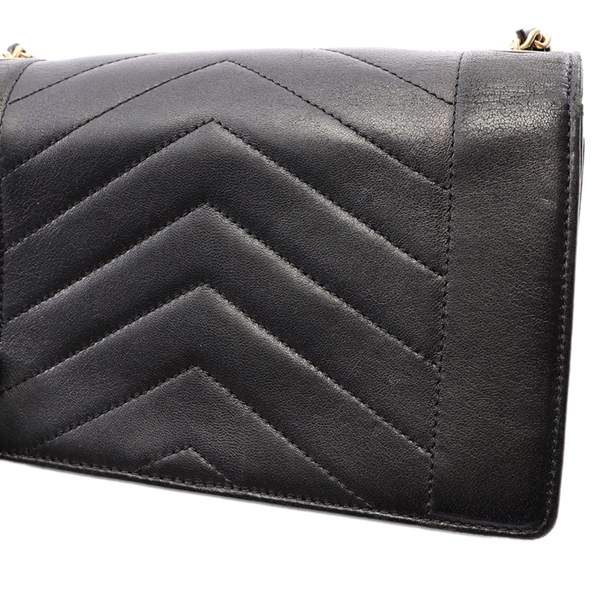Chanel Small Reversed Chevron Lambskin Flap