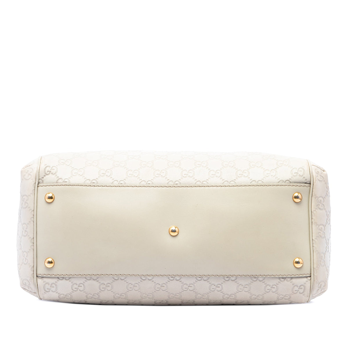 Gucci Medium Guccissima Scarlett Satchel — White