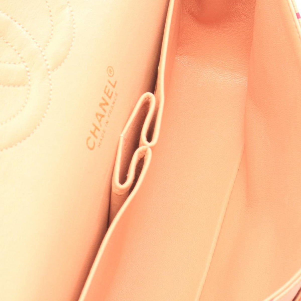Chanel Medium Classic Canvas Coco Double Flap — Pink