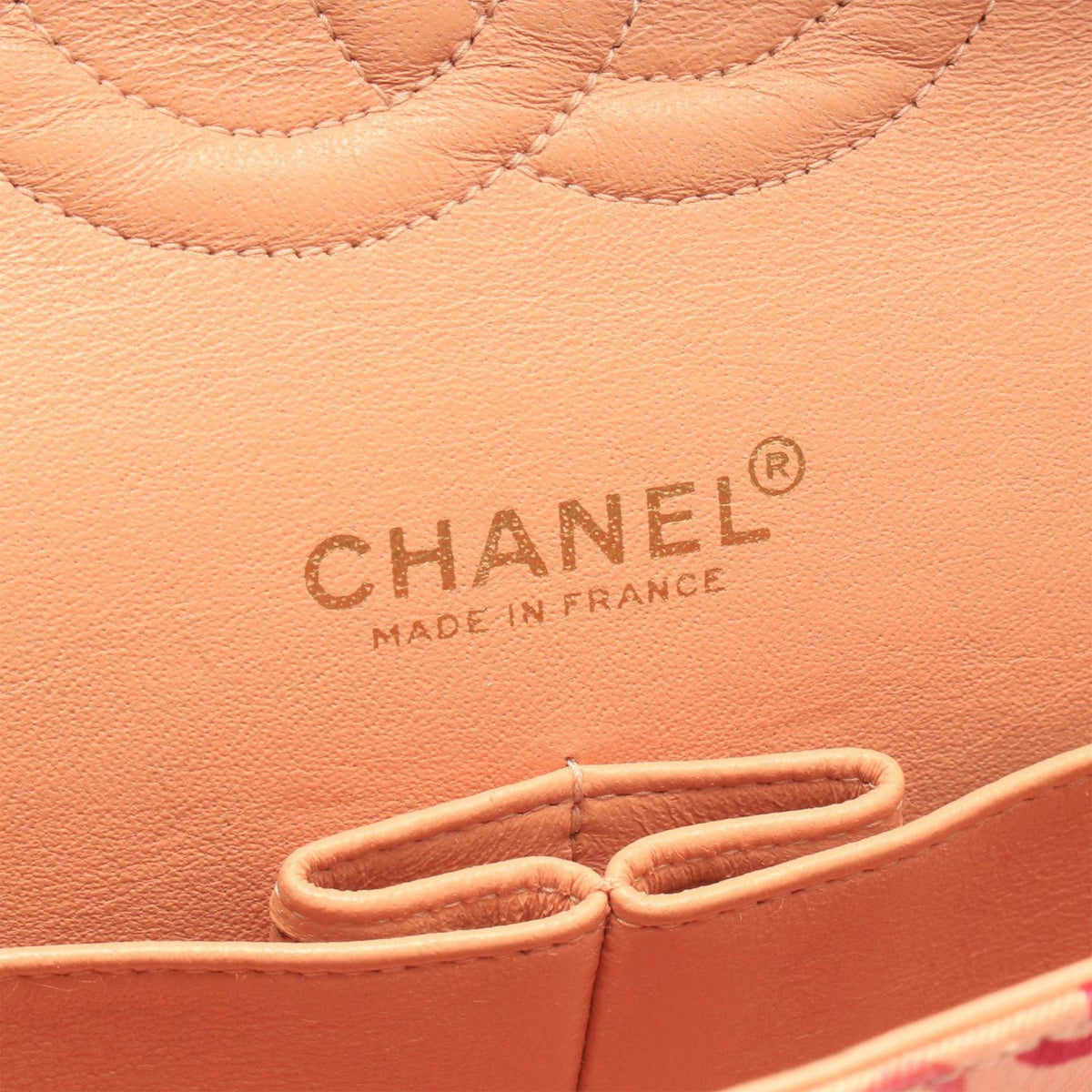 Chanel Medium Classic Canvas Coco Double Flap — Pink