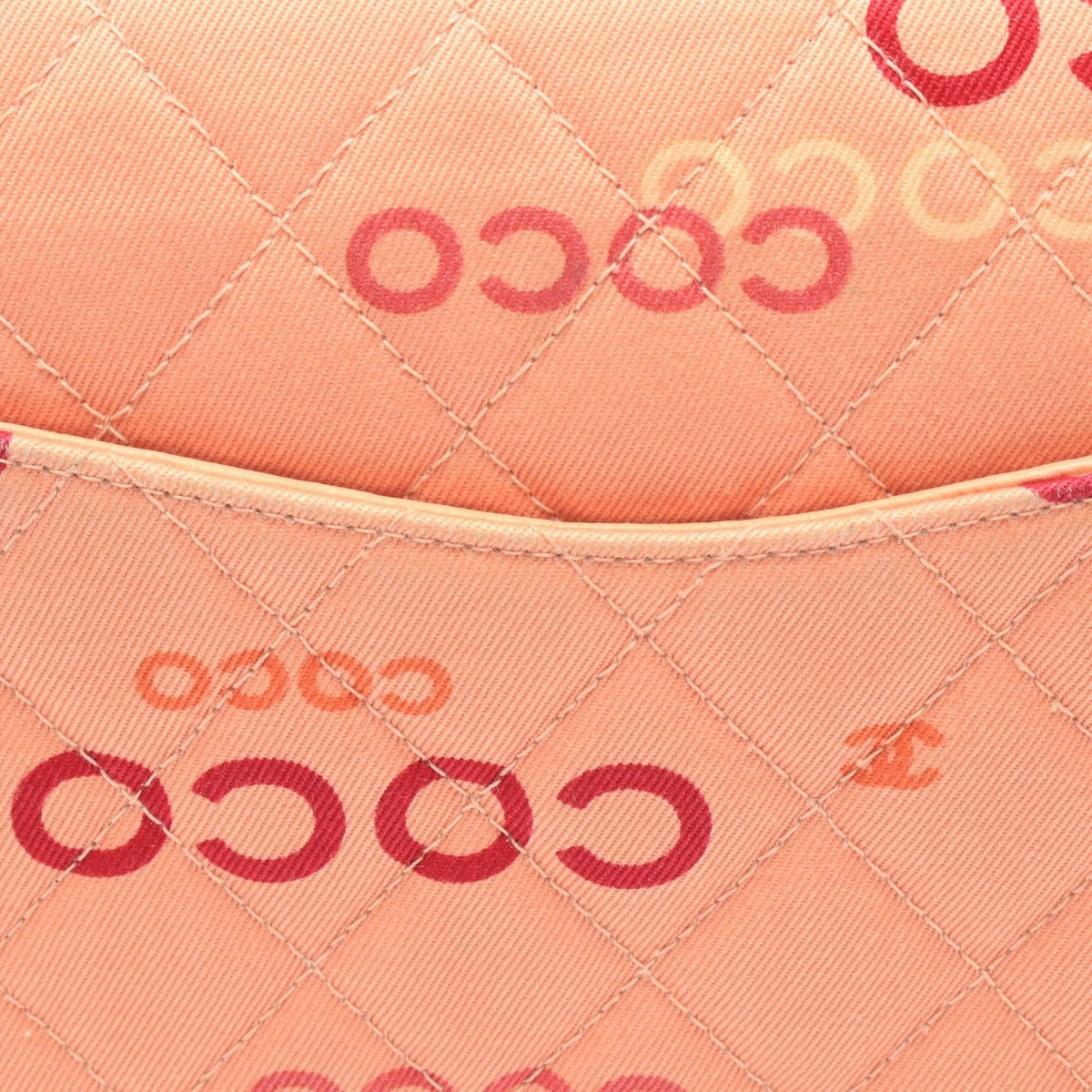 Chanel Medium Classic Canvas Coco Double Flap — Pink