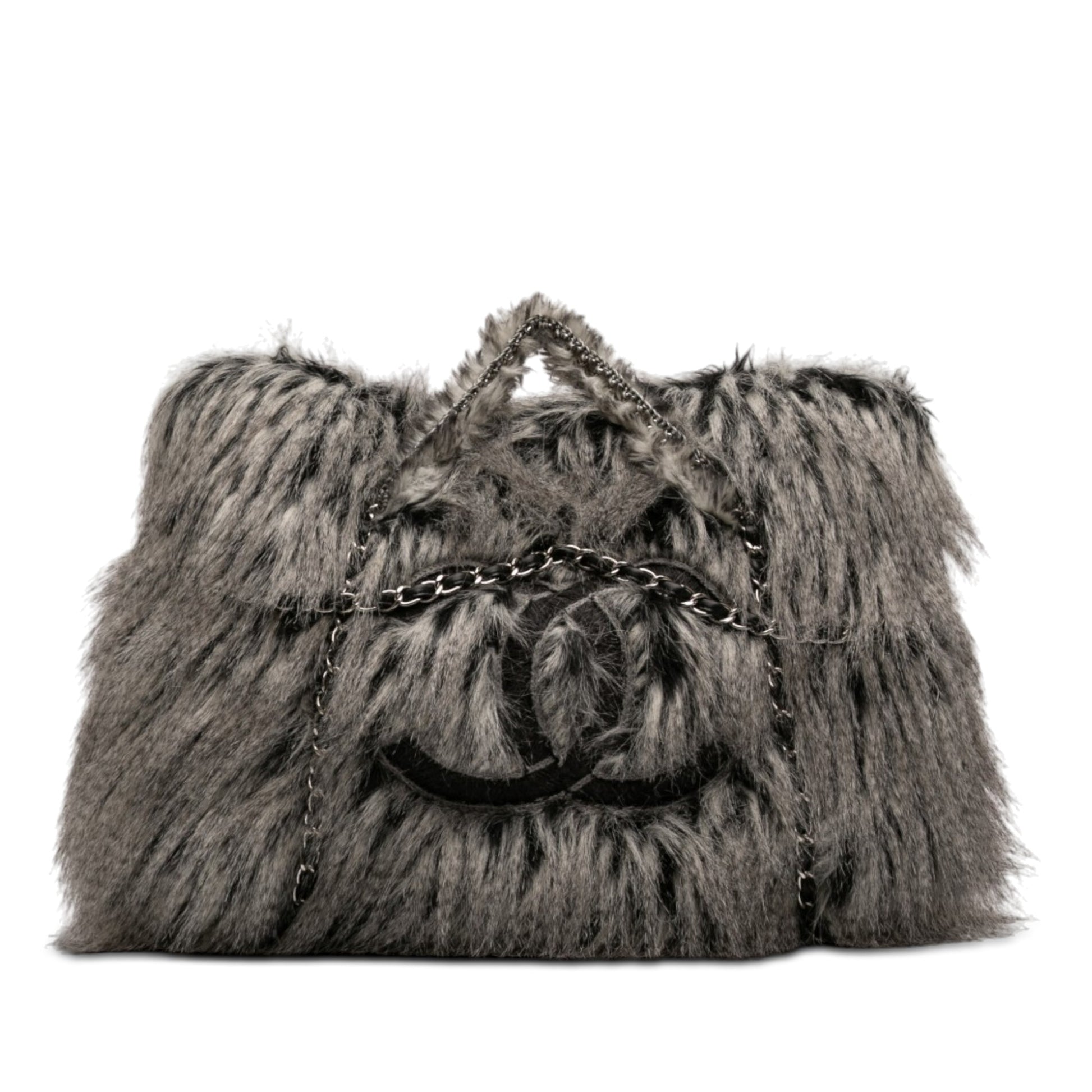 Chanel Faux Fur Arctic Fantasy Tote