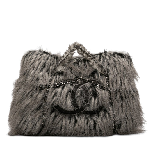 Chanel Faux Fur Arctic Fantasy Tote