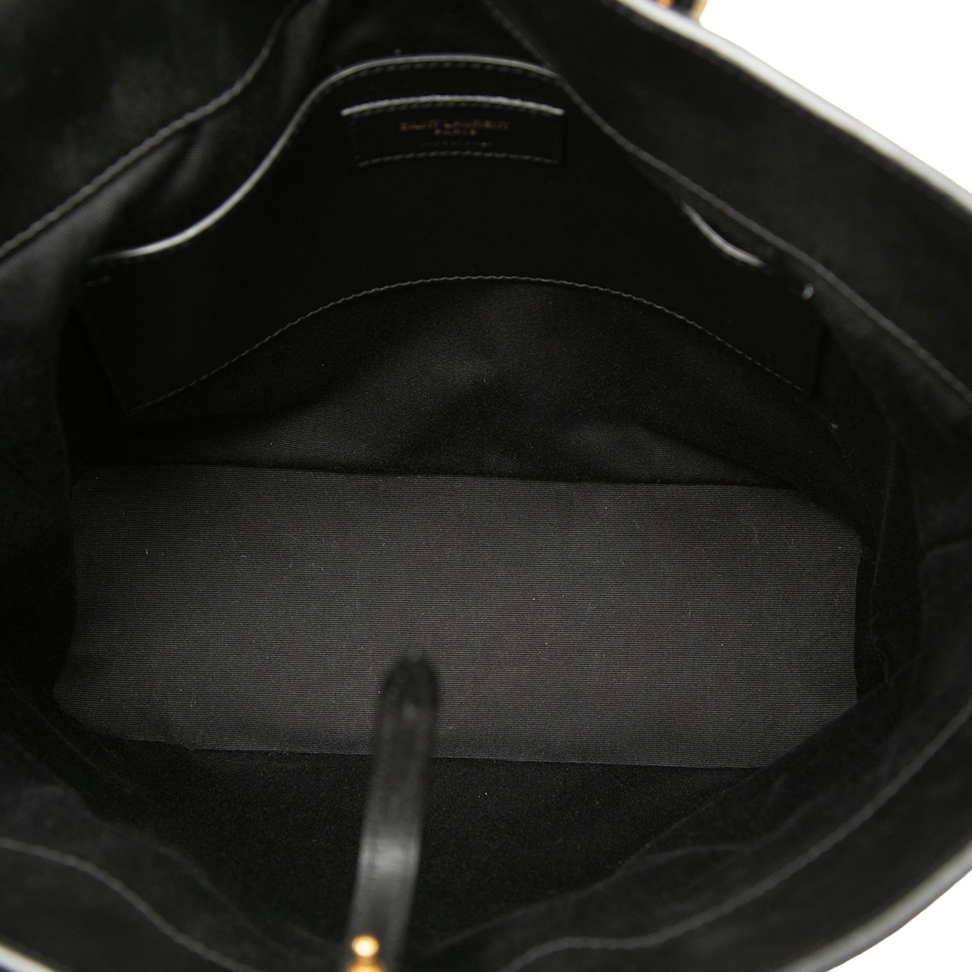 Saint Laurent Boucle Raffia Shopper Tote