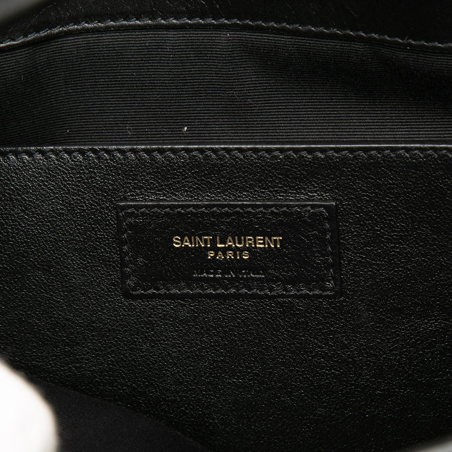 Saint Laurent Boucle Raffia Shopper Tote