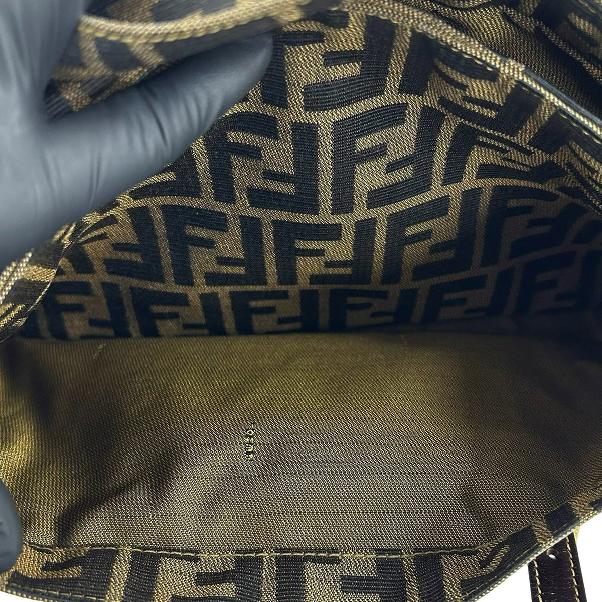 Fendi Zucca Canvas Handbag
