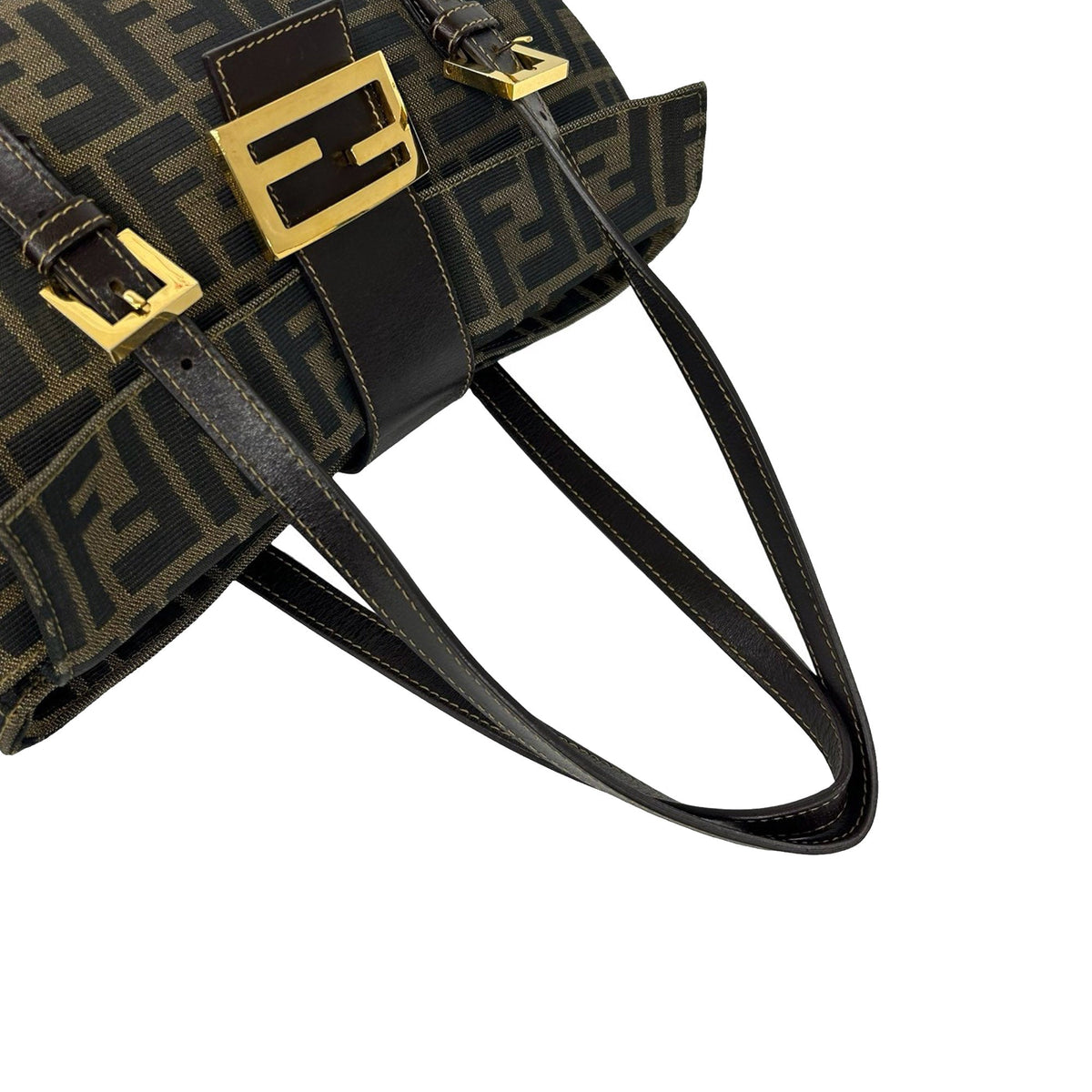 Fendi Zucca Canvas Handbag