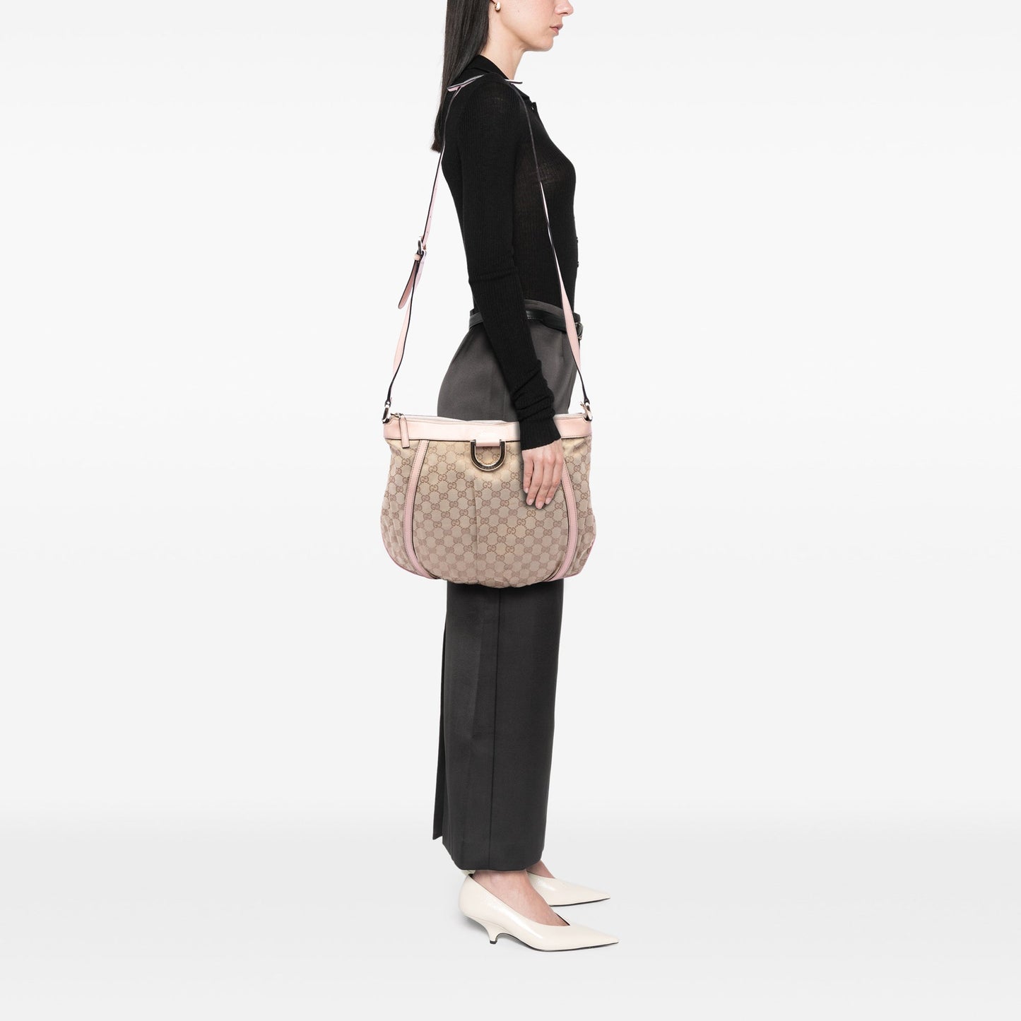 Gucci GG Canvas Abbey D Ring Crossbody