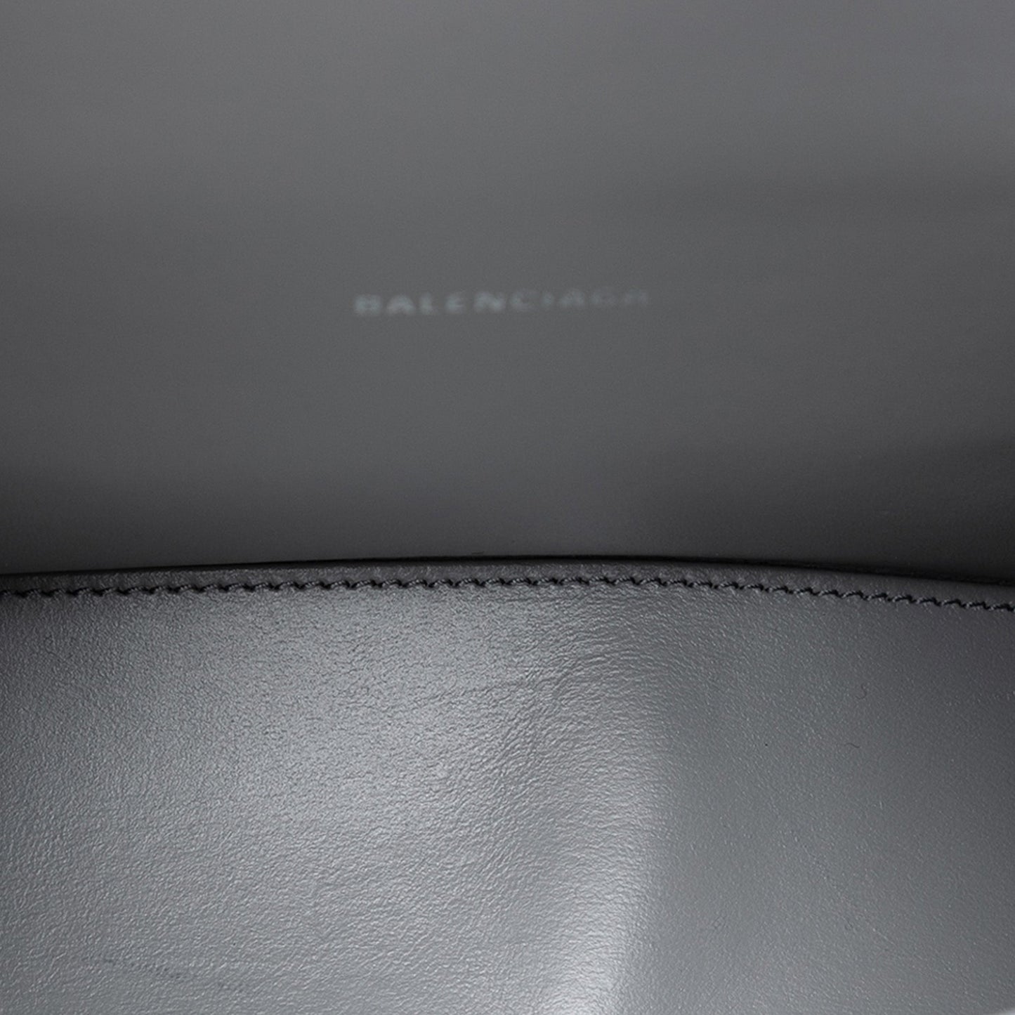 Balenciaga Croc Embossed Calfskin Hourglass Top Handle Bag XS