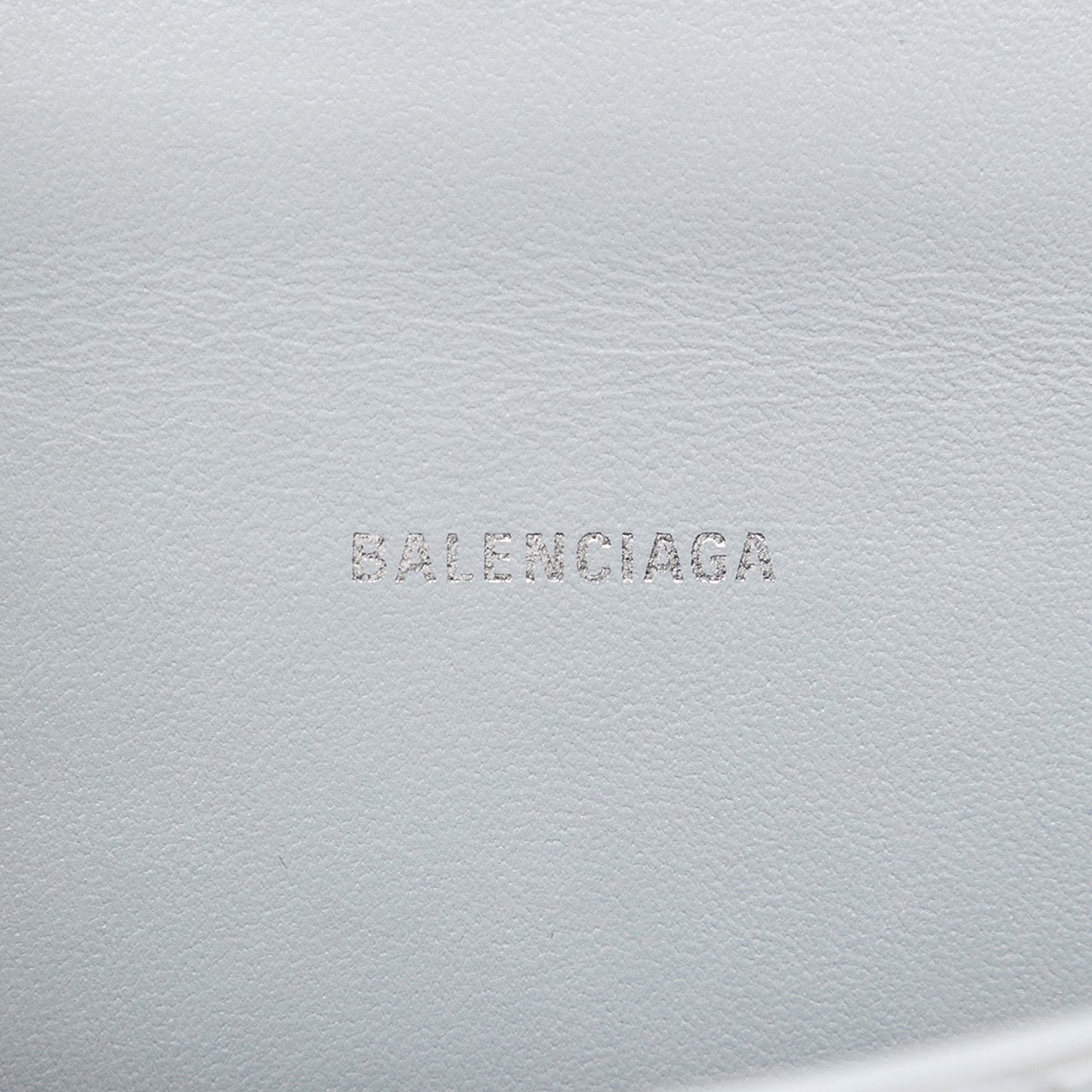 Balenciaga Croc Embossed Calfskin Hourglass Top Handle Bag XS